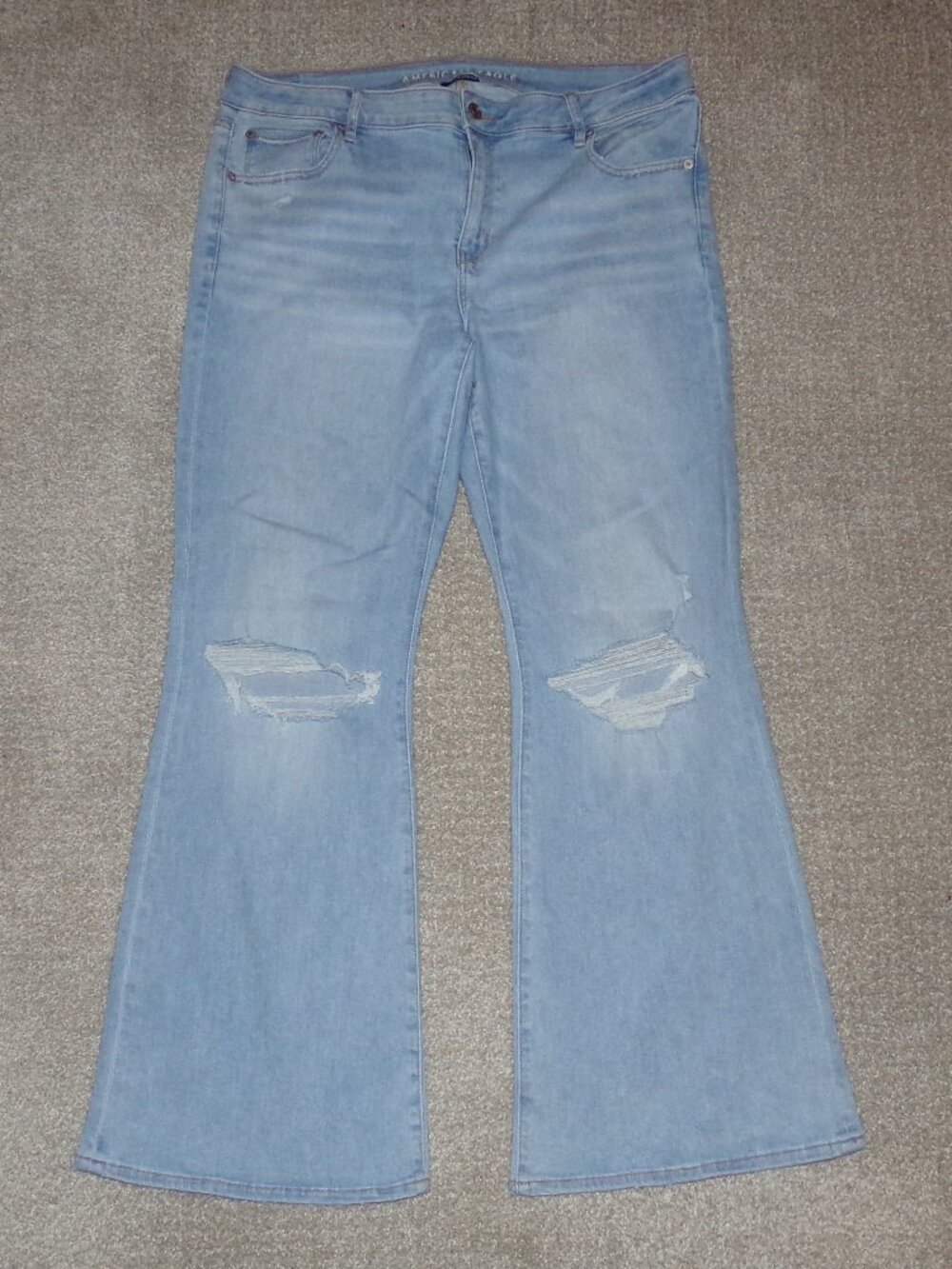 AMERICAN EAGLE LOW RISE FLARE JEANS SZ 16 REG